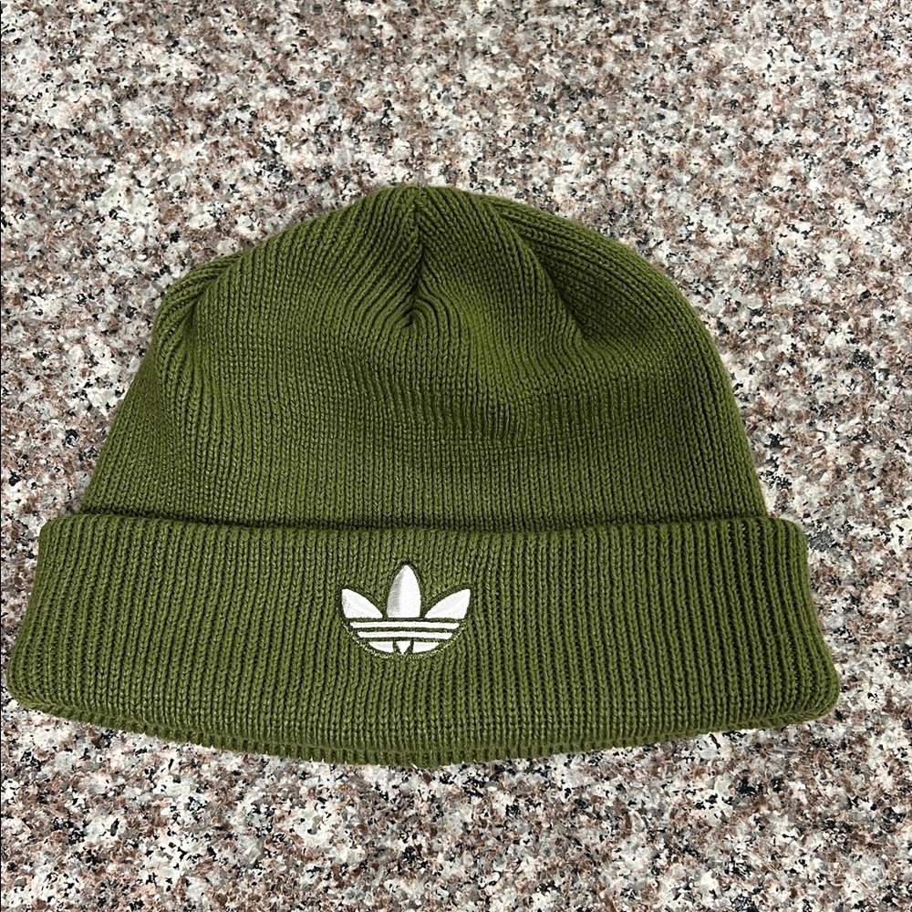 Adidas Olive Knit Hat